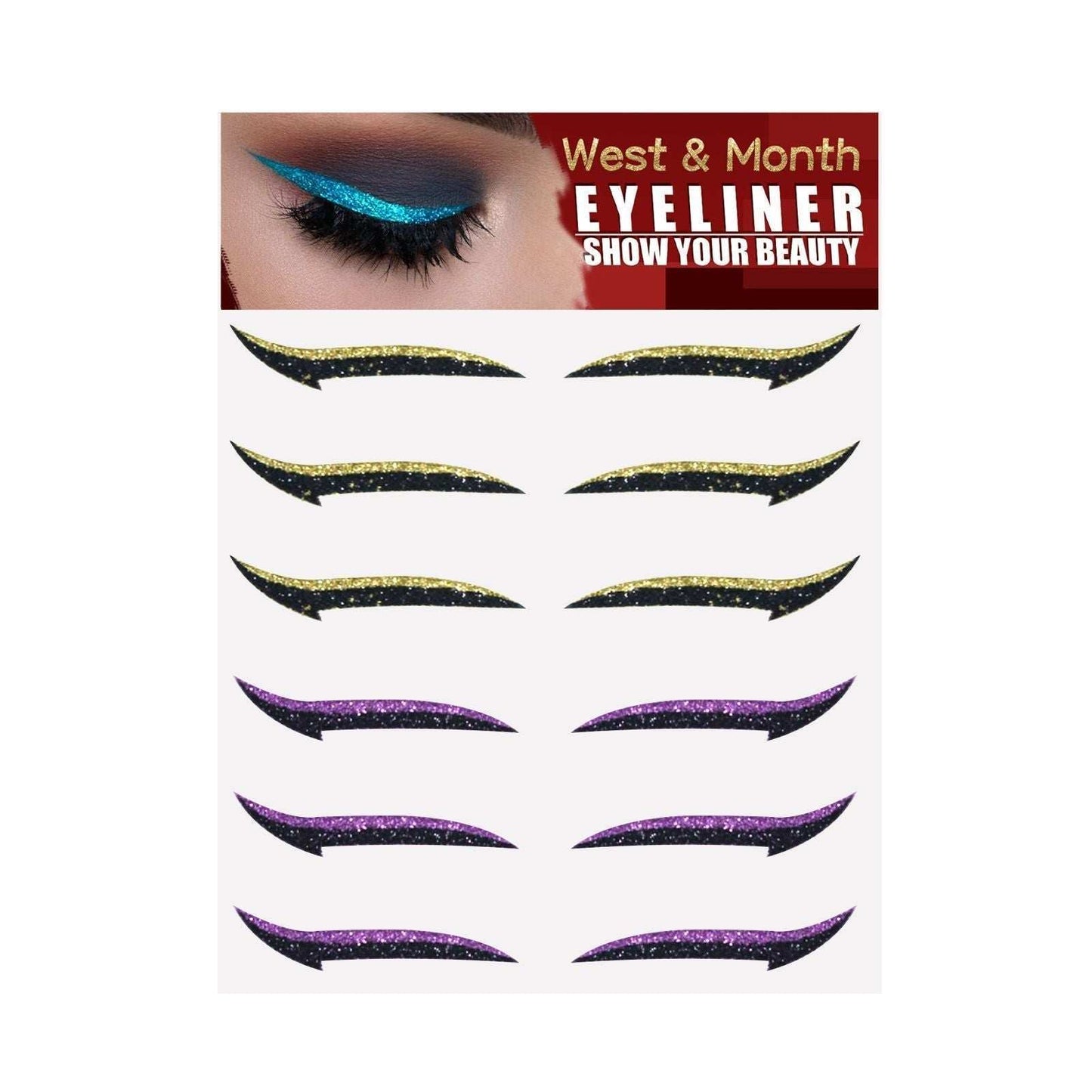 Self-Adhesive Eyeliner Stickers