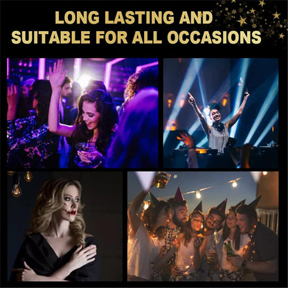 EELHOE Self-Adhesive Eyeliner & Eyelash Stickers – 5 Glitter Colors, No Glue, Reusable Eye Makeup Strips