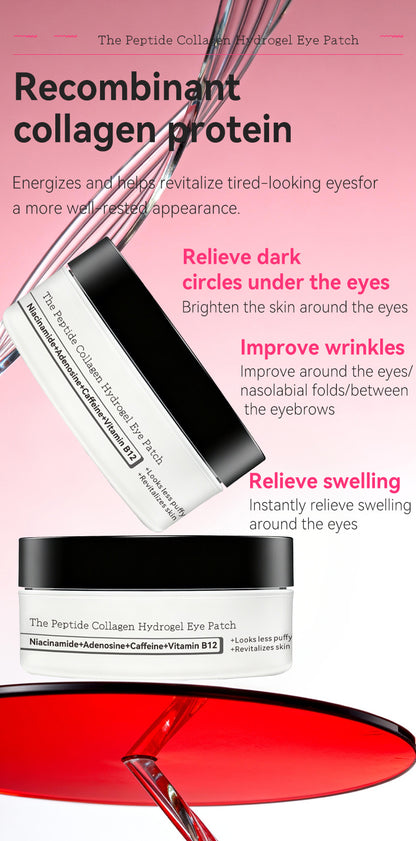 TikTok Viral Collagen Hydrogel Eye Patches (60 Pcs) – Depuffing, Hydrating & Brightening Eye Masks