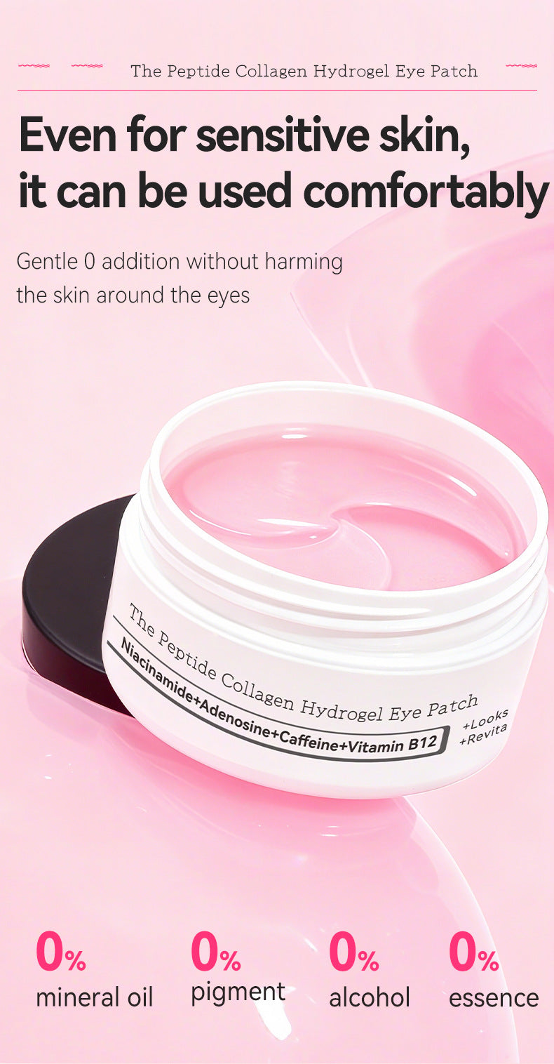 TikTok Viral Collagen Hydrogel Eye Patches (60 Pcs) – Depuffing, Hydrating & Brightening Eye Masks