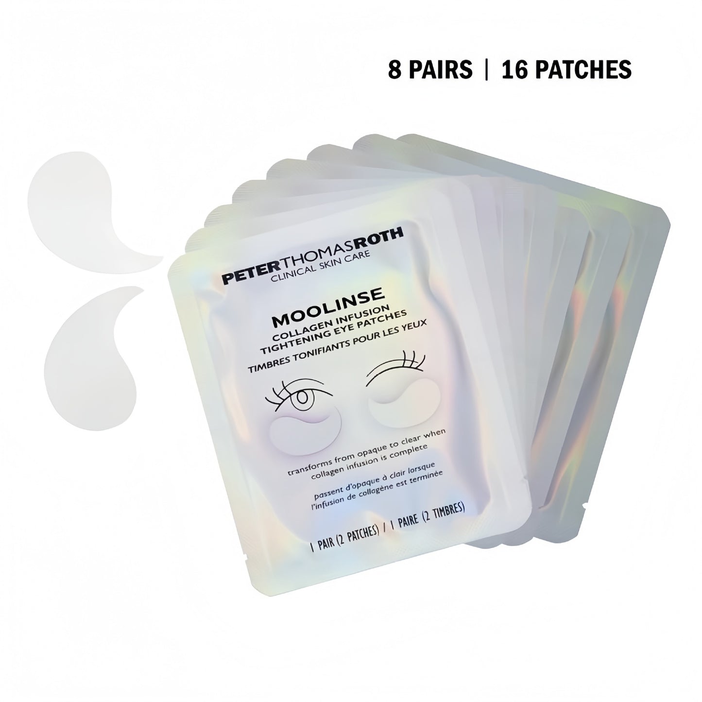 TikTok Best Seller Collagen Brightening & Firming Eye Patches with Niacinamide & Hyaluronic Acid