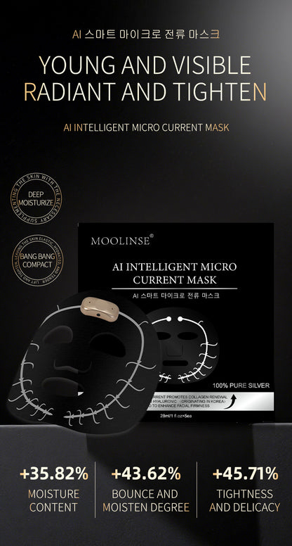 TikTok Hot Sell | AI Smart Microcurrent Collagen Face Mask – Deep Hydration, Firming & Anti-Wrinkle Skin Care