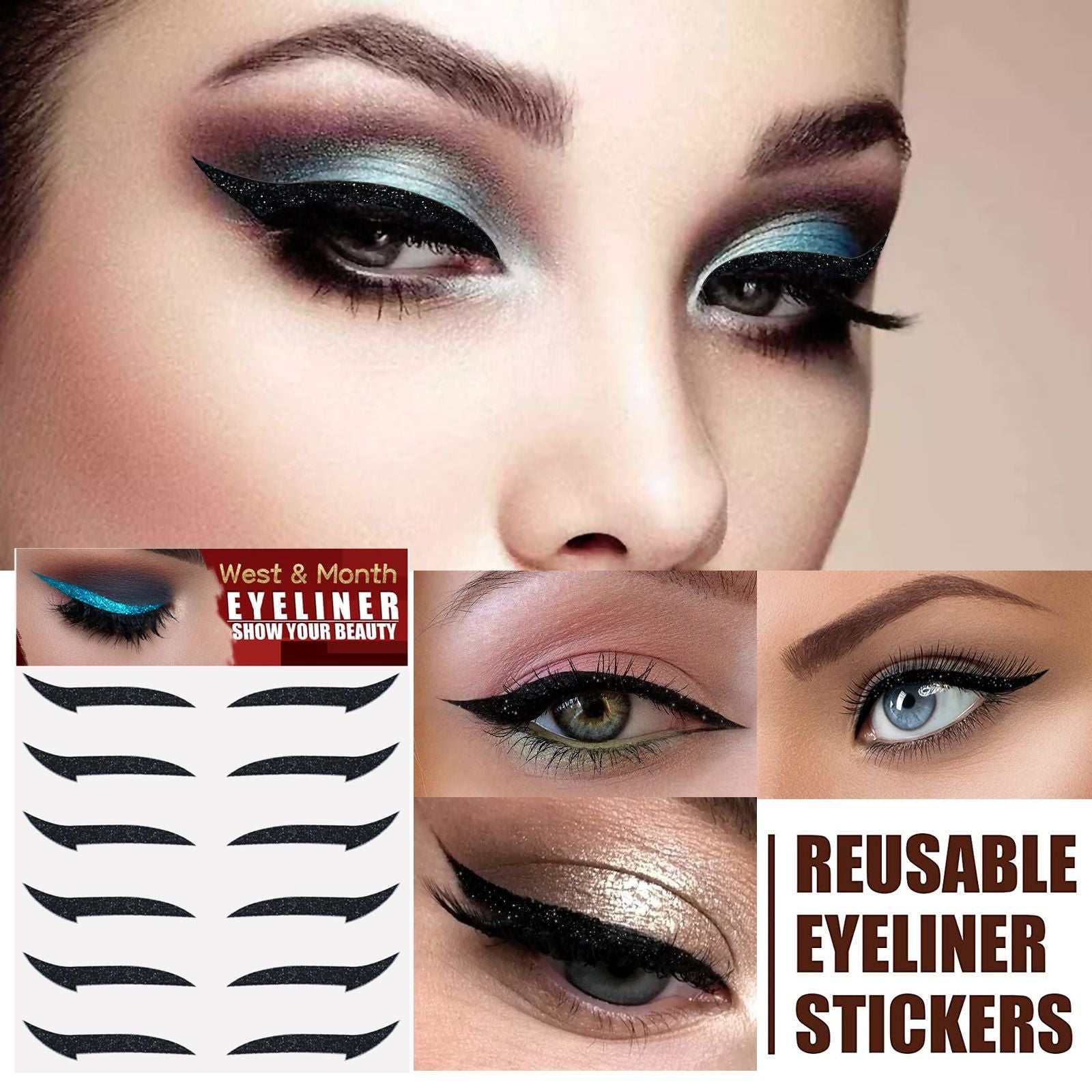 Self-Adhesive Eyeliner Stickers