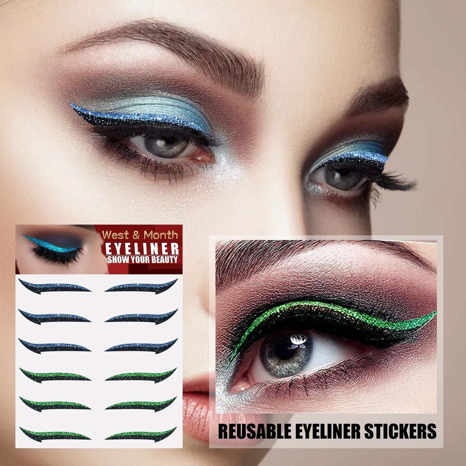 Self-Adhesive Eyeliner Stickers