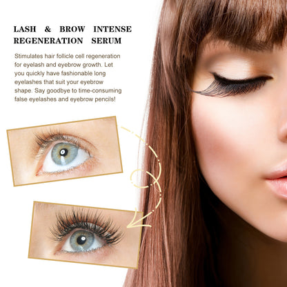EELHOE Eyelash Growth Serum – Lengthening, Curling, Moisturizing Lash & Brow Enhancer (20ml + 2 Brushes)