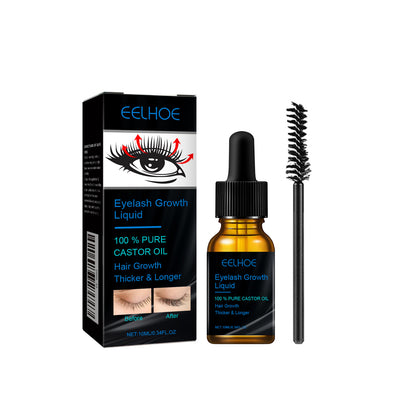 EELHOE Castor Oil Eyelash Serum – Curling, Moisturizing, and Natural Lash Care (10ml)
