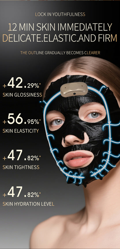 TikTok Hot Sell | AI Smart Microcurrent Collagen Face Mask – Deep Hydration, Firming & Anti-Wrinkle Skin Care
