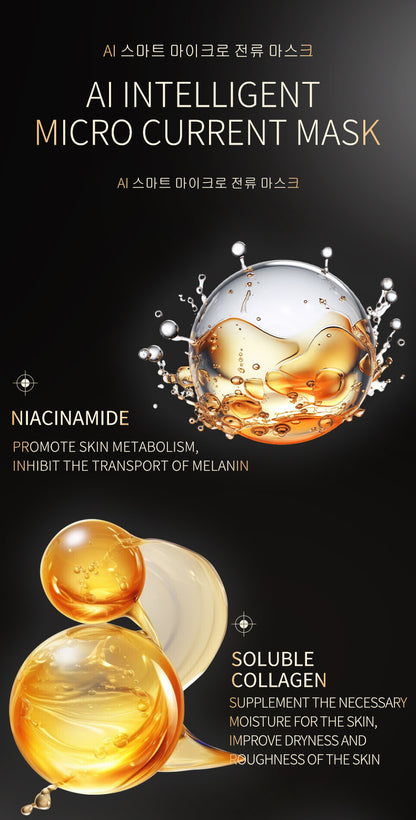 TikTok Hot Sell | AI Smart Microcurrent Collagen Face Mask – Deep Hydration, Firming & Anti-Wrinkle Skin Care