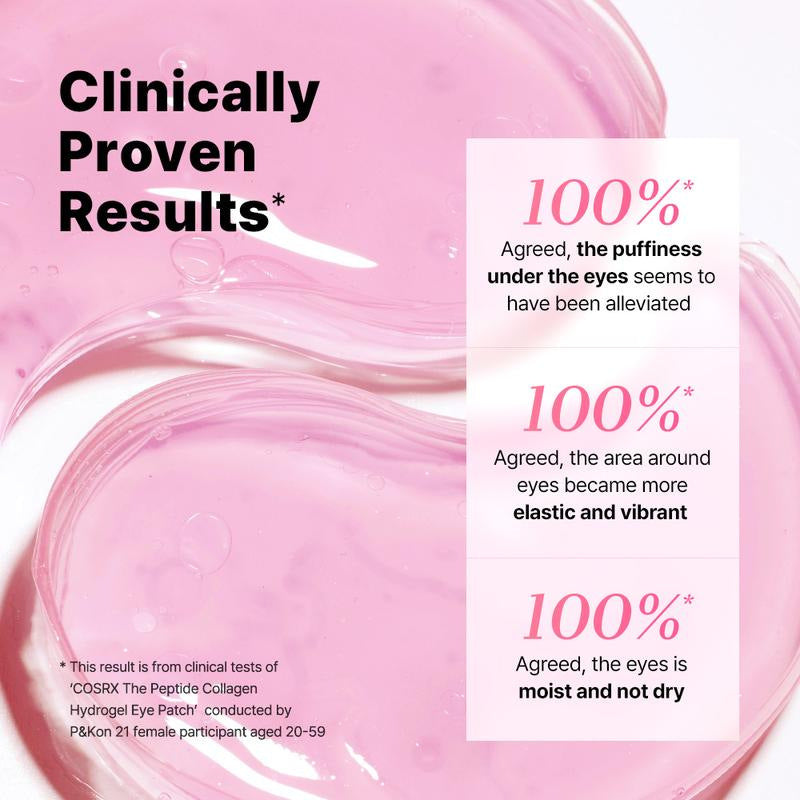 TikTok Viral Collagen Hydrogel Eye Patches (60 Pcs) – Depuffing, Hydrating & Brightening Eye Masks