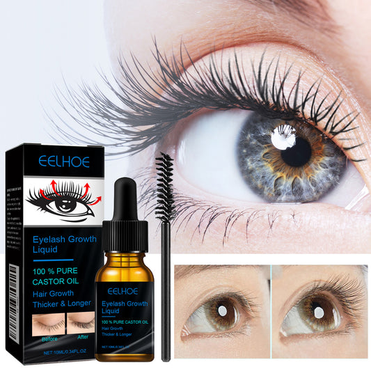 EELHOE Castor Oil Eyelash Serum – Curling, Moisturizing, and Natural Lash Care (10ml)