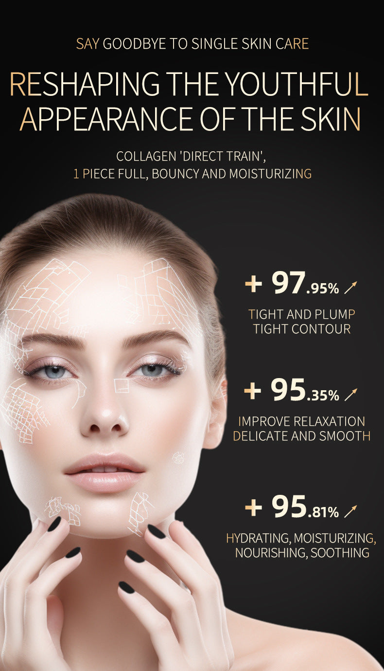 TikTok Hot Sell | AI Smart Microcurrent Collagen Face Mask – Deep Hydration, Firming & Anti-Wrinkle Skin Care