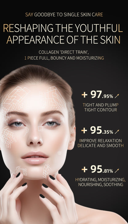 TikTok Hot Sell | AI Smart Microcurrent Collagen Face Mask – Deep Hydration, Firming & Anti-Wrinkle Skin Care