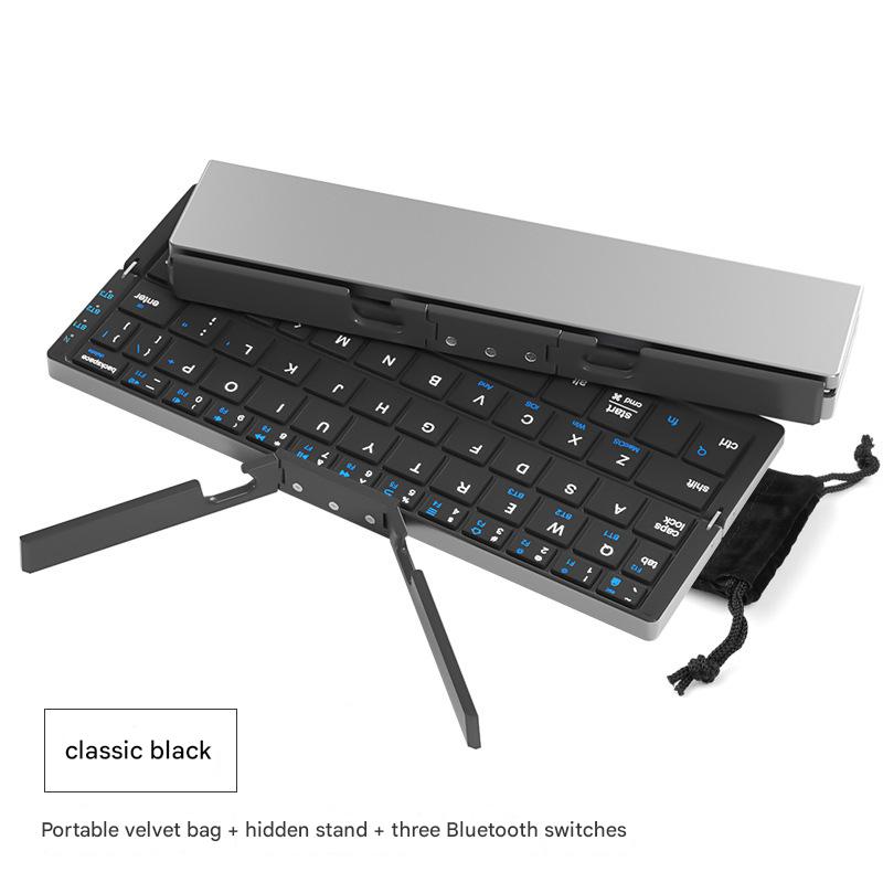 TikTok Hot Sale | BOW Foldable Bluetooth Keyboard – Portable Universal Keyboard for iPad, Android, Xiaomi & Smartphones