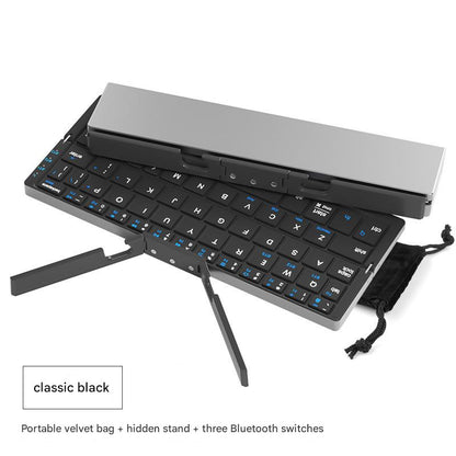 TikTok Hot Sale | BOW Foldable Bluetooth Keyboard – Portable Universal Keyboard for iPad, Android, Xiaomi & Smartphones