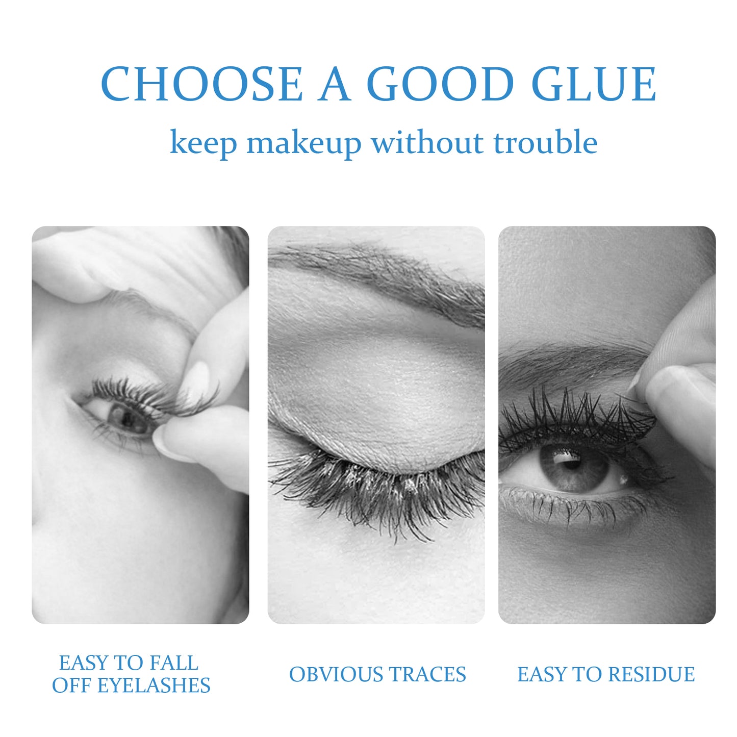 EELHOE Eyelash Glue – Gentle, Quick-Dry, Long-Lasting & Easy Removal Lash Adhesive