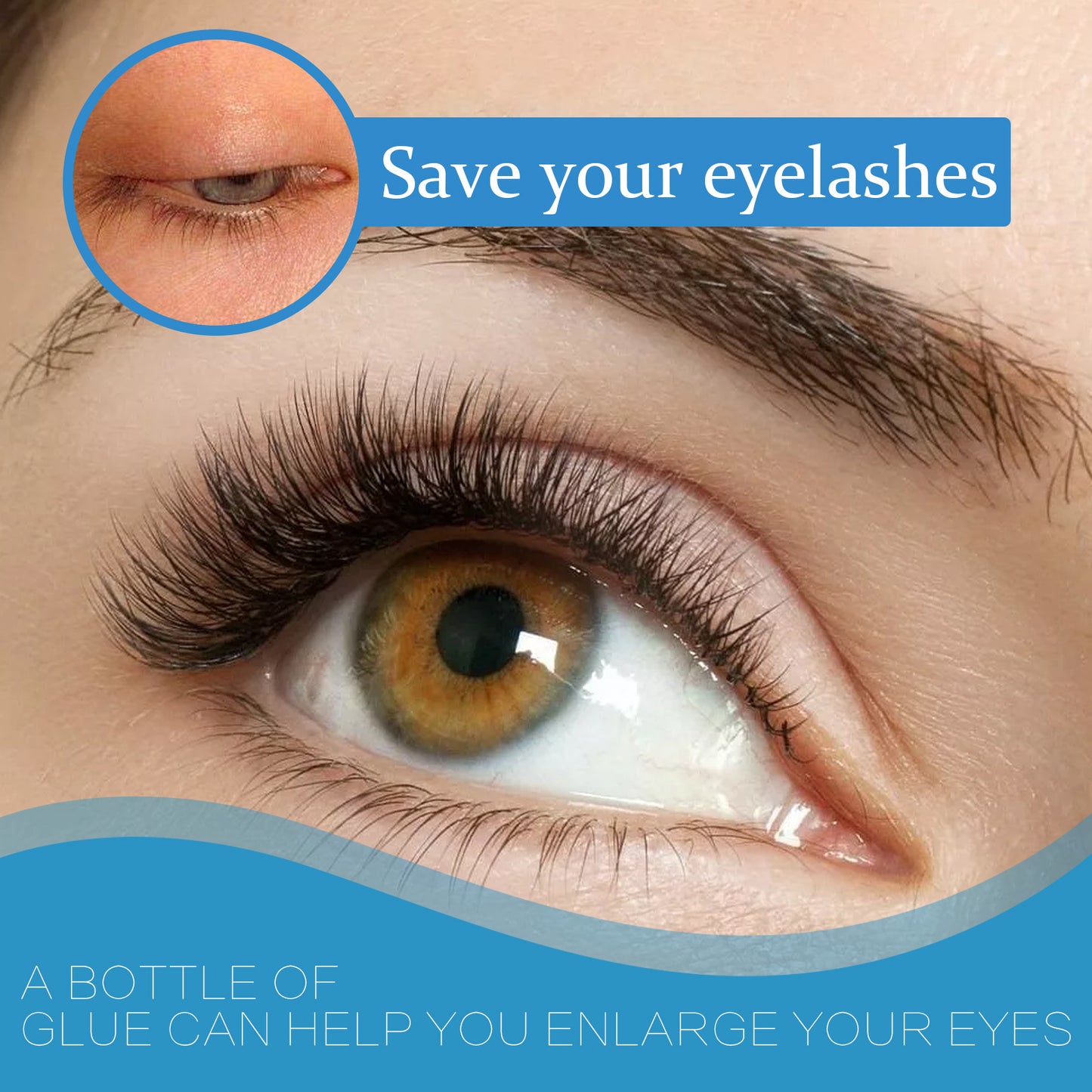 EELHOE Eyelash Glue – Gentle, Quick-Dry, Long-Lasting & Easy Removal Lash Adhesive