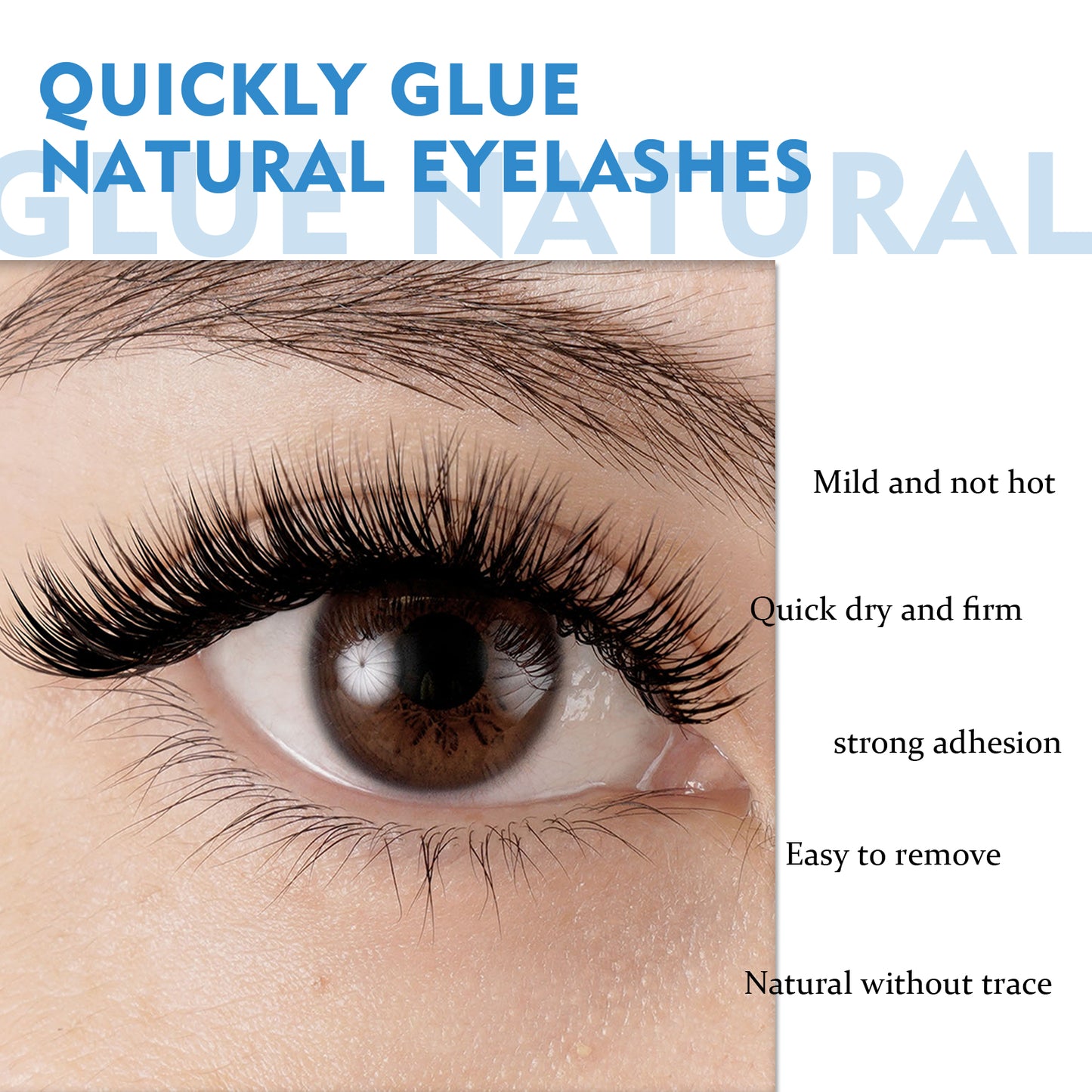 EELHOE Eyelash Glue – Gentle, Quick-Dry, Long-Lasting & Easy Removal Lash Adhesive