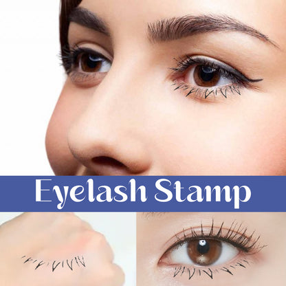 EELHOE DIY Eyelash Stamp – Silicone Lash Stamp Tool, Reusable, Waterproof & Smudge-Proof for Effortless Eye Makeup