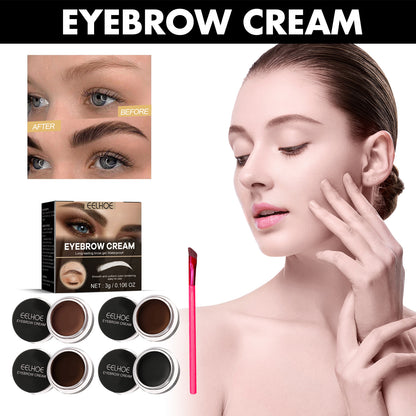 EELHOE Walnut Brown Brow Tint Gel – Waterproof, Smudge-Proof & Long-Lasting Natural Wild Brows