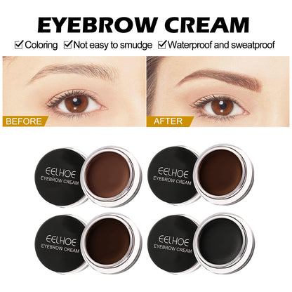 EELHOE Walnut Brown Brow Tint Gel – Waterproof, Smudge-Proof & Long-Lasting Natural Wild Brows