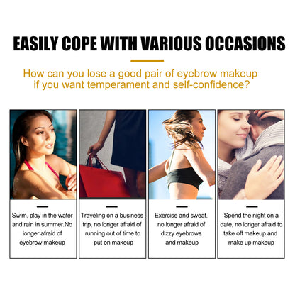 EELHOE Walnut Brown Brow Tint Gel – Waterproof, Smudge-Proof & Long-Lasting Natural Wild Brows