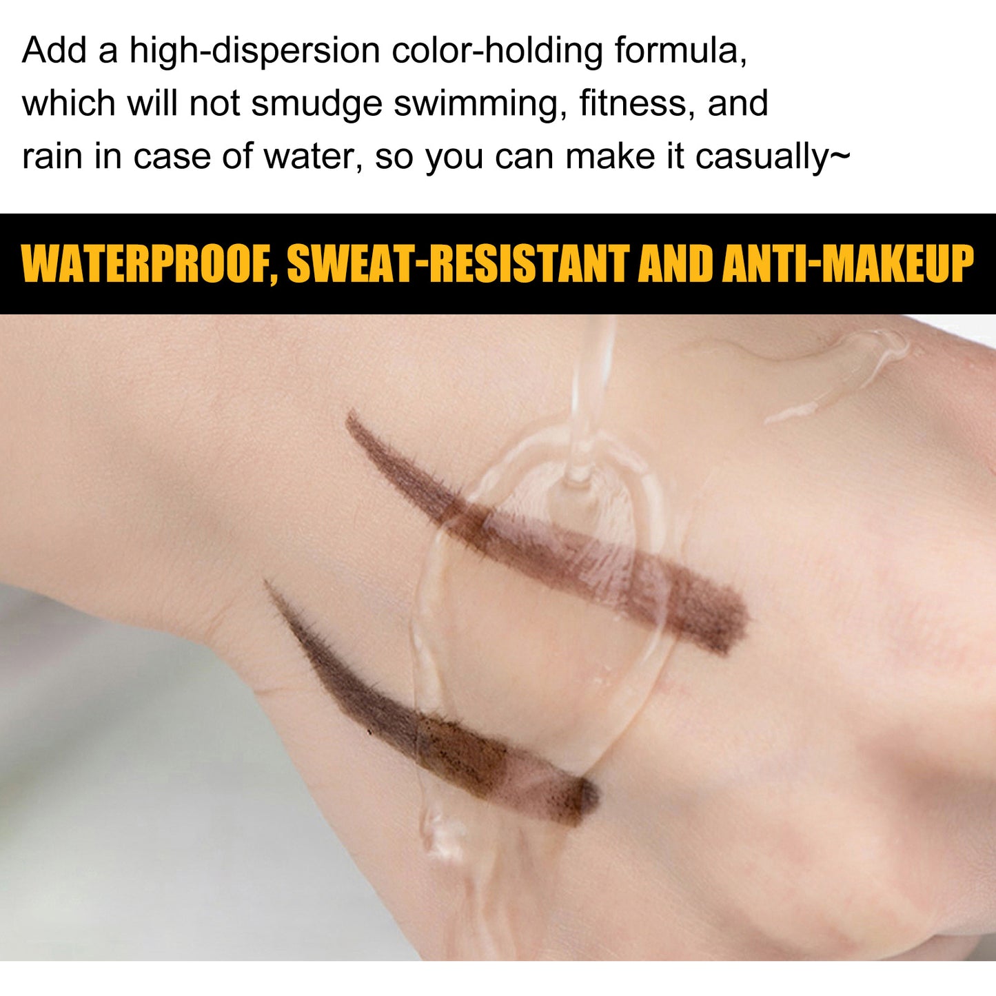 EELHOE Walnut Brown Brow Tint Gel – Waterproof, Smudge-Proof & Long-Lasting Natural Wild Brows