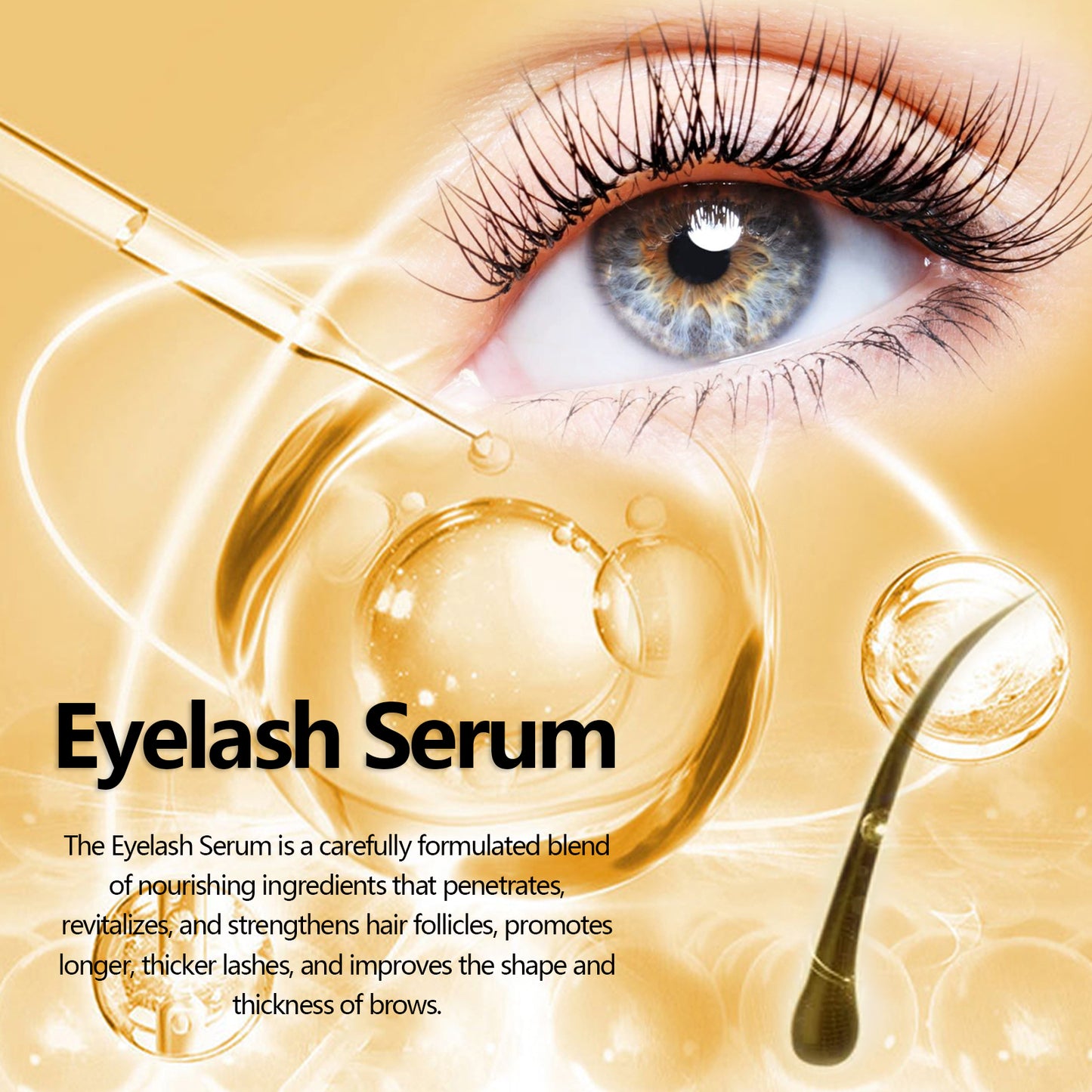 EELHOE Lash Growth Serum – Nourishing & Lengthening Mascara | Thicker, Darker, Fuller Lashes